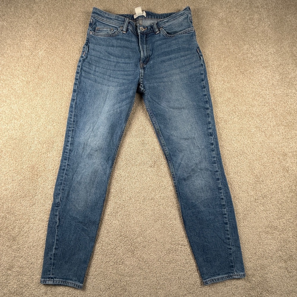 HM LOGG Womens Skinny Jeans Blue Medium Wash Denim Size 6 Mid Rise